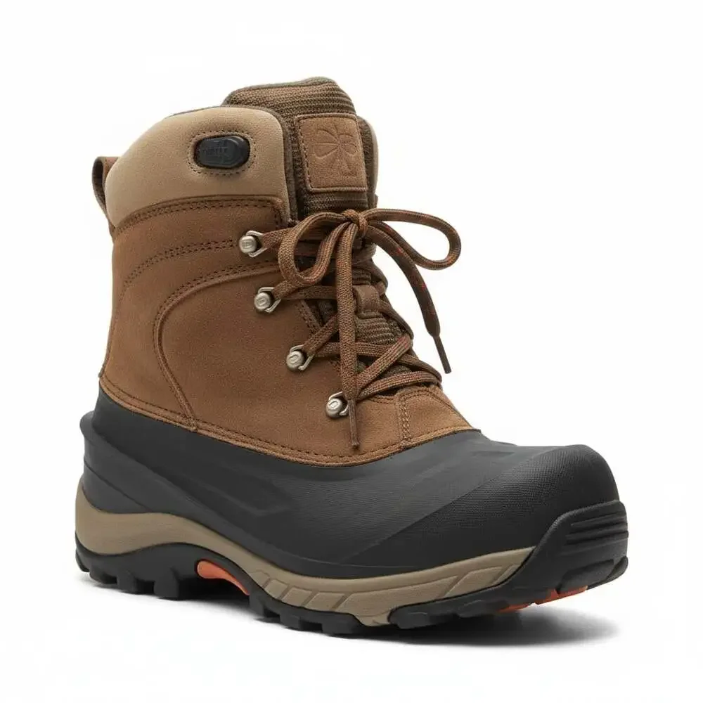 The North Face Chilkat Brown Suede Waterproof Winter Boot Men's 8.5